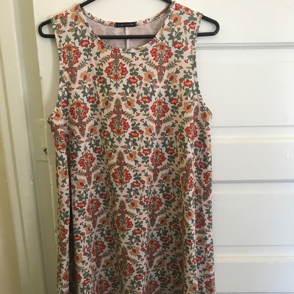 Floral Print Tent Dress